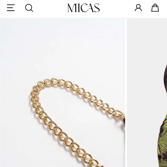 Micas Yellow and Black Patterned Mini Dress - Picture 5 of 5